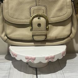 Coach SoHo Flap Leather Shoulder Bag 