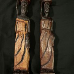 New Handcraft Wood Statue of Man and Women 
