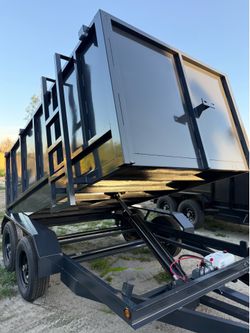 New 12ft Long Hydraulic Dump Trailer