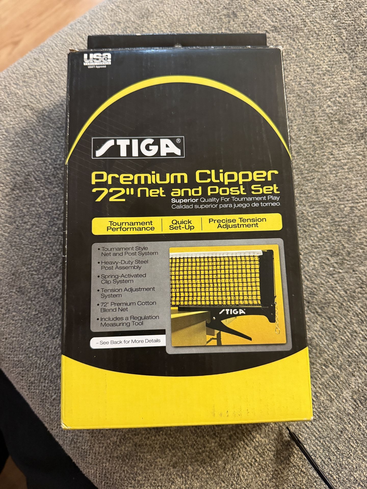 Premium Clipper 72" Net and Post Set