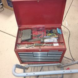 Craftsman 12 Drawer Tool Box With Some Tools