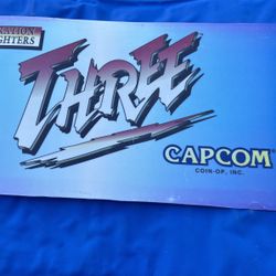 Street Fighter 3 Arcade Marquee Original