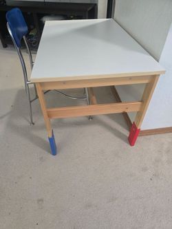 Desk and chair