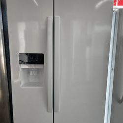 Lightly Used Whirlpool, Side-By-Side Refrigerator 2020 Model