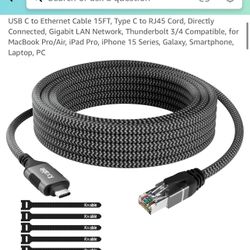 Ethernet Cable 15ft 