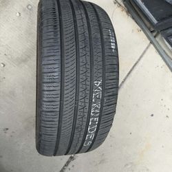 Pirelli P ZERO ALL SEASON 255/40/R20 255 40 20 Used Tire Extra Load  