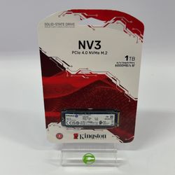 New Kingston 2280mm NV3 1TB M.2 NVMe Gen 4.0 x 4 SSD SNV3S