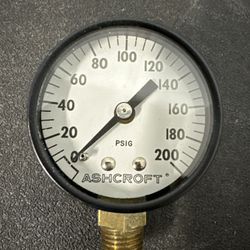 Ashcroft ASEM B40.100 Air Pressure Gauge 200 #D5