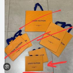2 Louis Vuitton Small Shopping Bags (Good Condition)