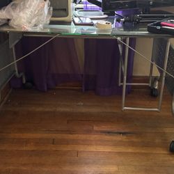 Glass Desk