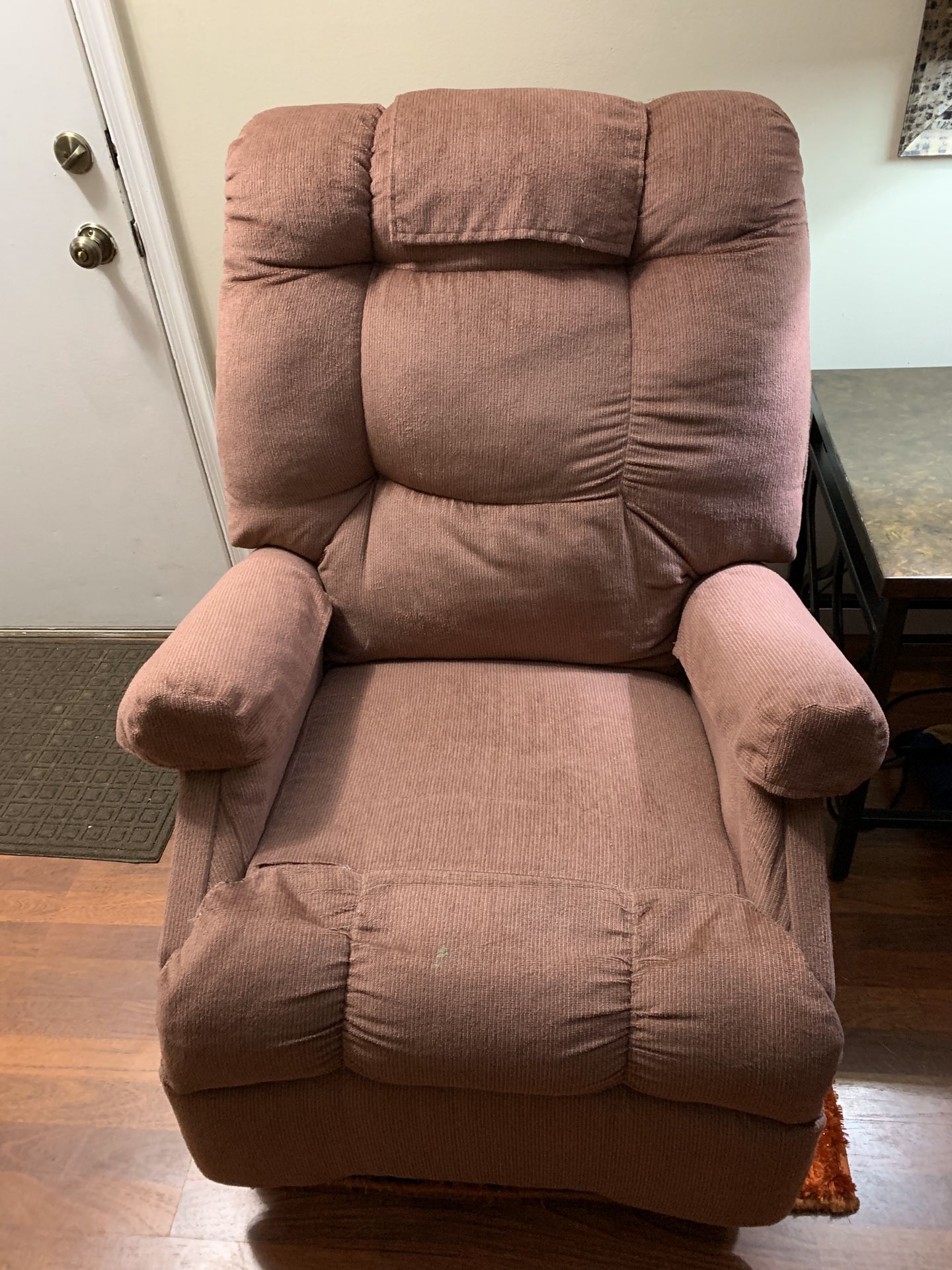 A beautiful recliner chair