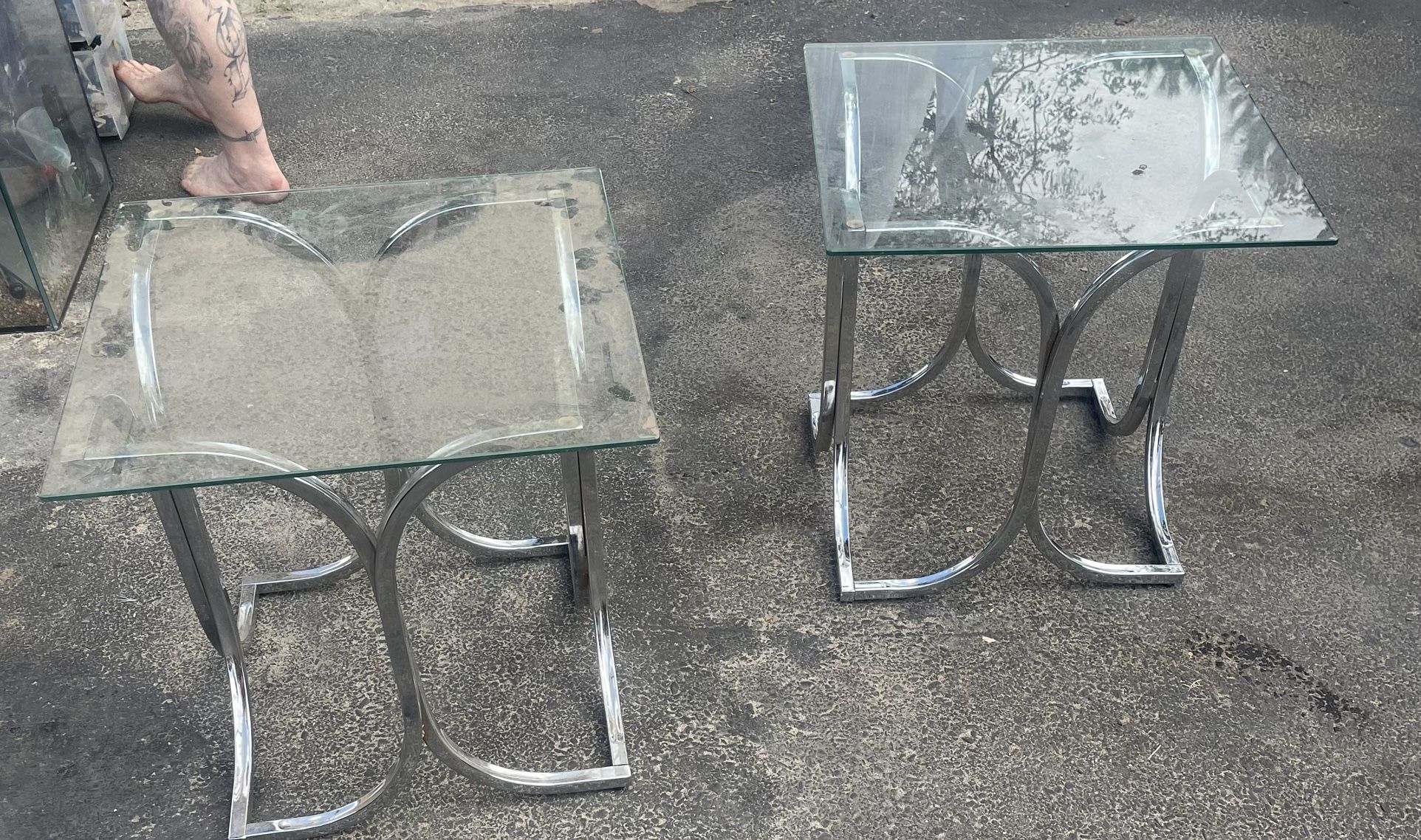 Glass End Tables