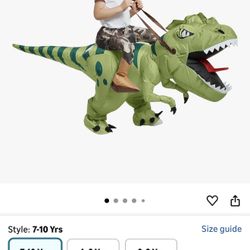 Inflatable Ride On Dino Costume (7/8)