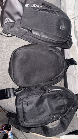 Lot of 3 Black Sling Crossbody Bags