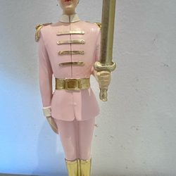 Pink Nutcracker Figurine 