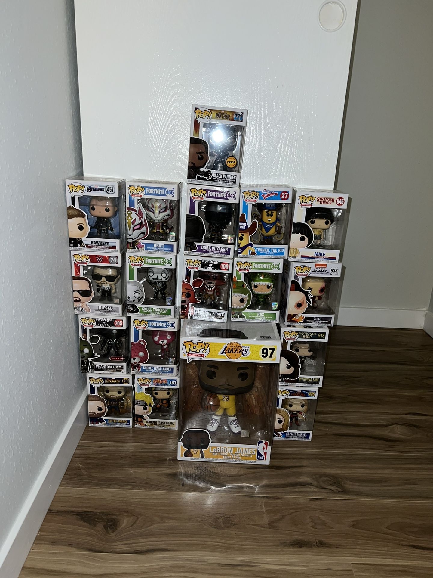 Collection Of Funko Pops