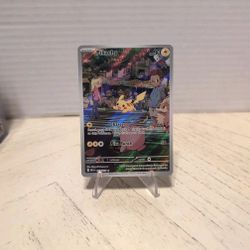 Pikachu 173/165 AR Art Rare Holo Pokemon Card ENGLISH 151 Scarlet & Violet