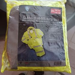 Wester Chester Class- 111  Hi- Vis  Rain Suit