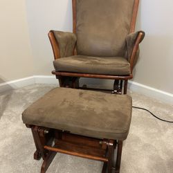 Rocking Chair with Footstool – $35 OBO – Moving Sale