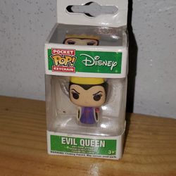 Disney's Evil Queen Pocket Keychain Pop! By Funko! Never Removed From Box!