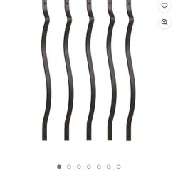 Deckorators Baroque Aluminum Balusters 5-pack, 32.25 in. Black