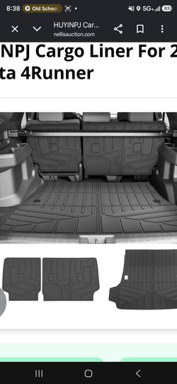 4runner rear trunk mat