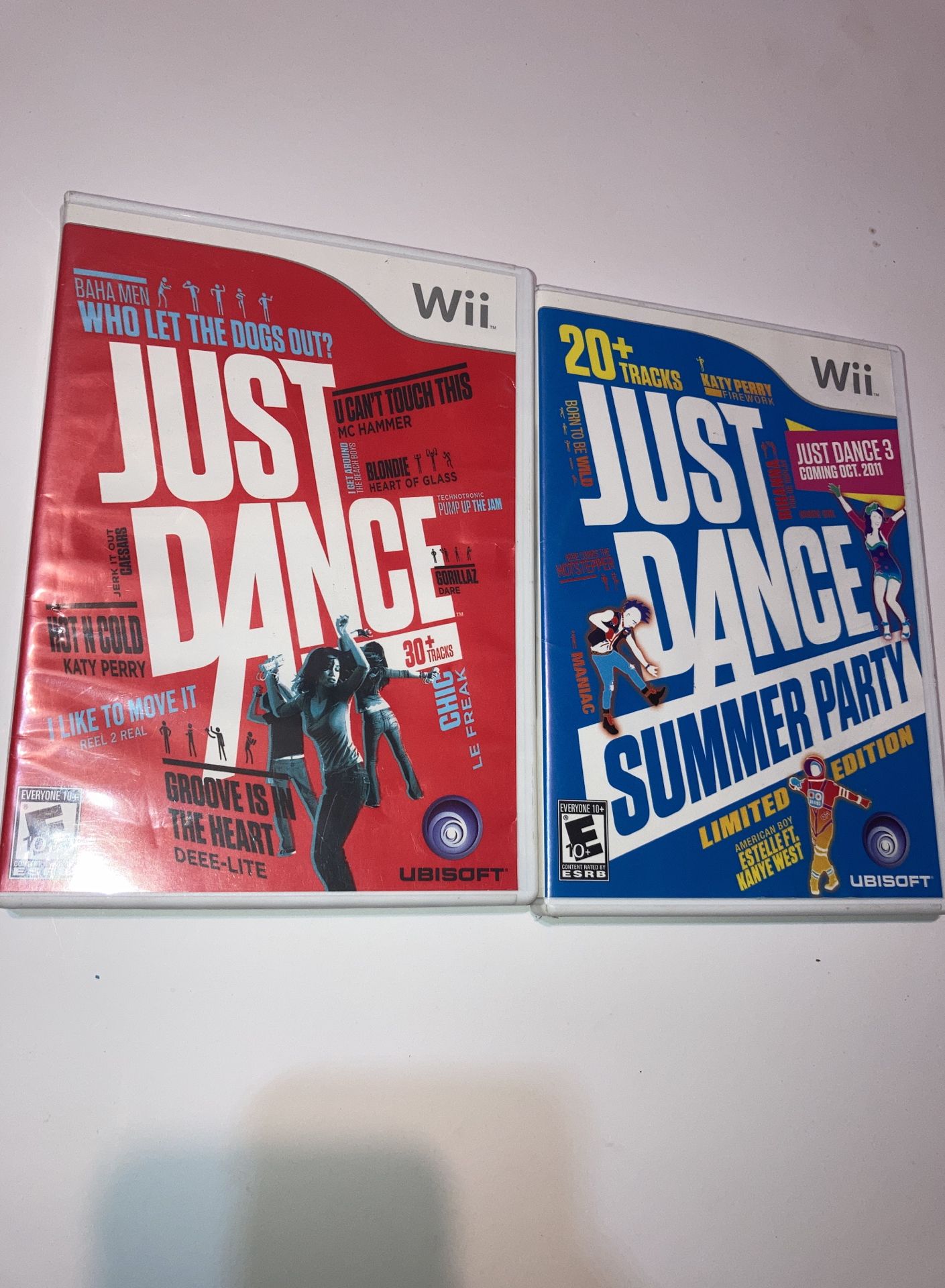 Wii Just Dance Bundle Both For $20 