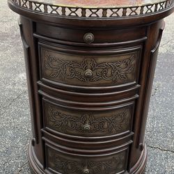Pulaski Drum Side Table