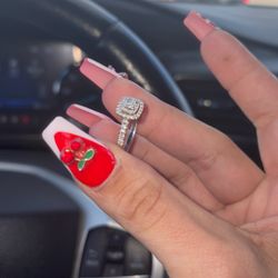 Engagement Ring.  14kt Real Diamonds 