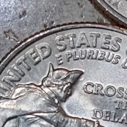 2021 Crossing the Delaware Quarter DDO ERROR coin very rare 