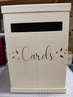 Card Box with Slot