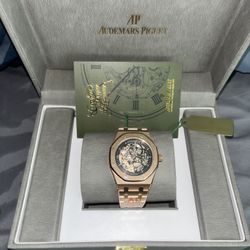 Ap Skeleton Rose Gold “Royal Oak” 