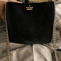 Kate Spade Velvet Crossbody/shoulder Bag