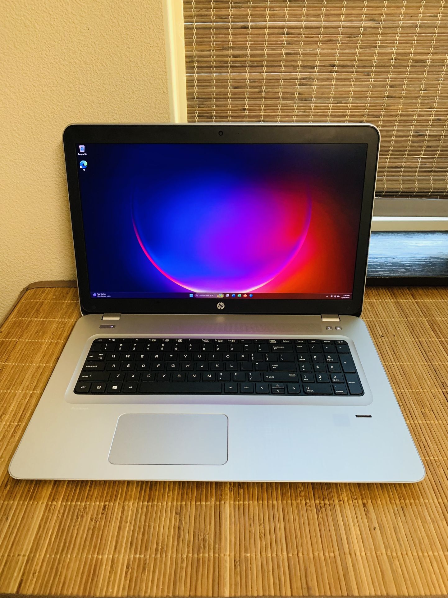 HP 17.3” Laptop - 32GB DDR4 Ram, 2GB Nvidia Graphics, Intel i7 @ 2.70GHz, Win 11 Pro, MS Office 2024