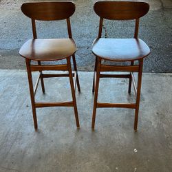 West Elm Bar Stools x2