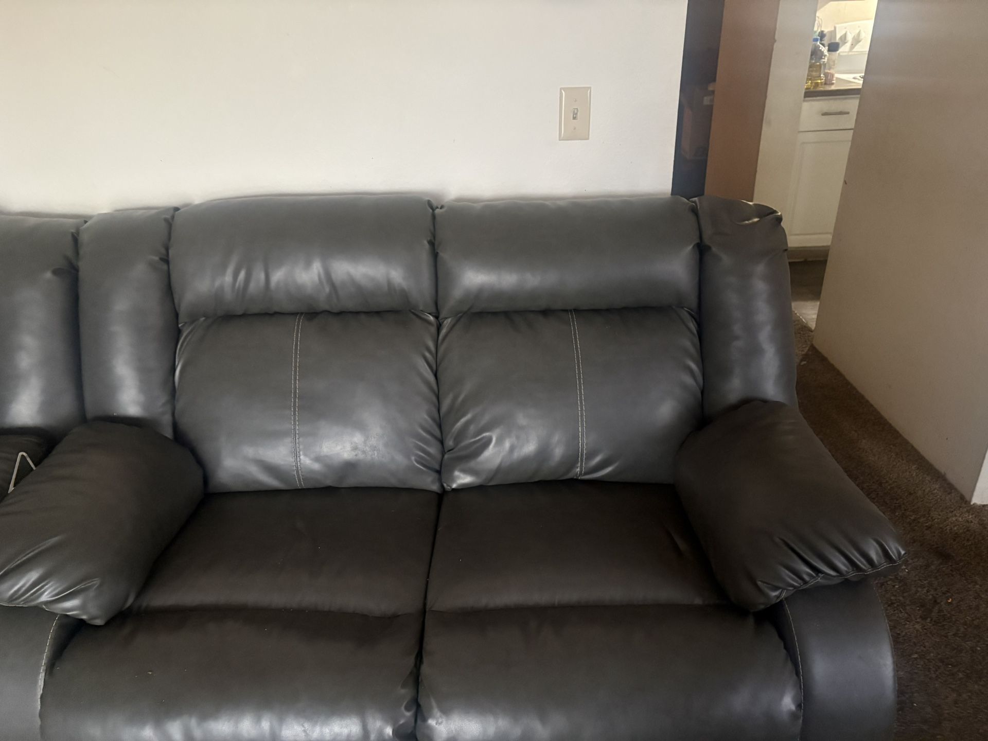 Gray Movie Theater Recliner Couches 