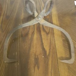 Antique Rustic Ice Block Tongs 