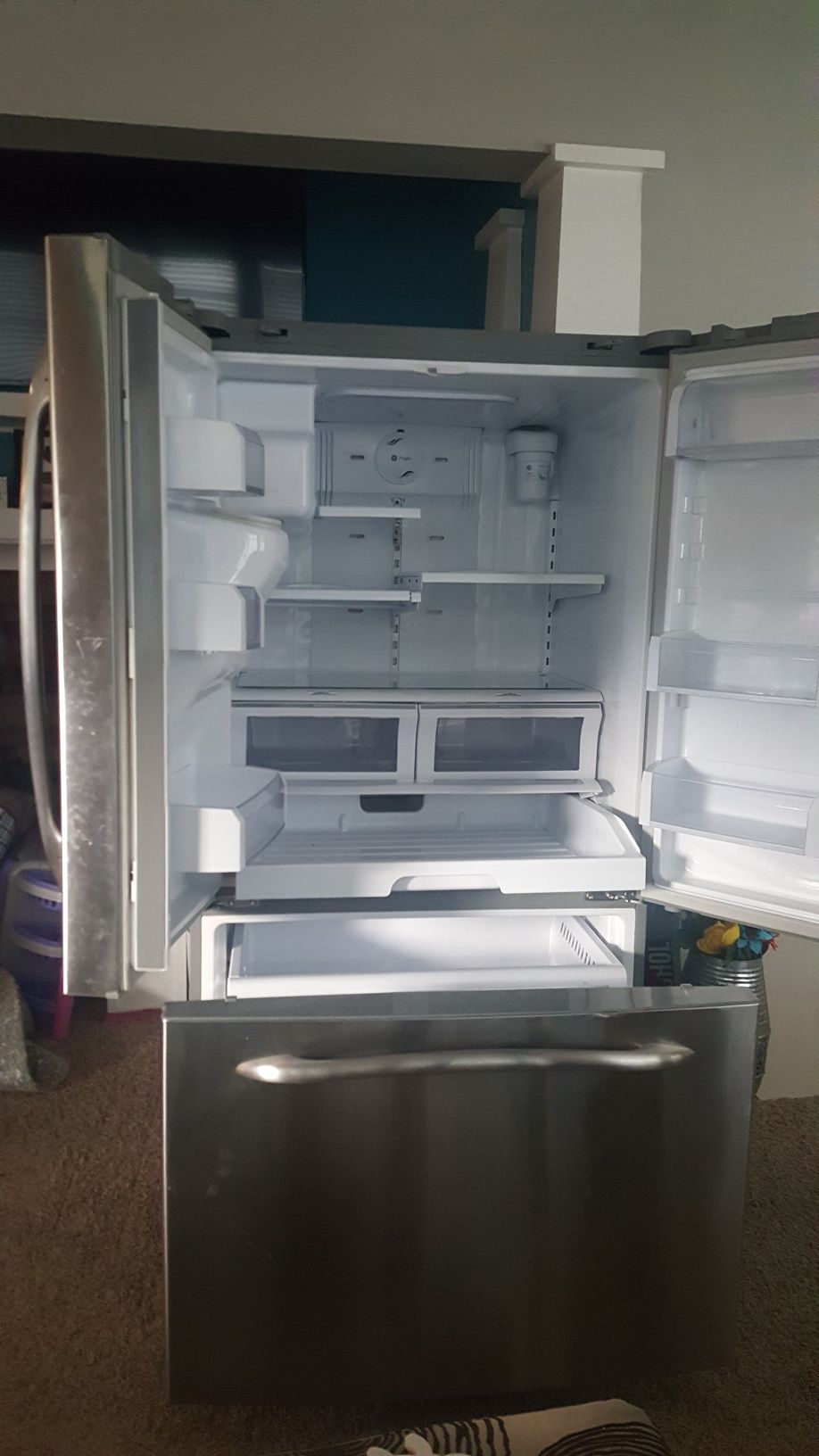 Stainless French door fridge