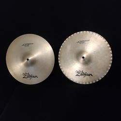 Zildjian 13" A Series Mastersound Hi Hats 4 Drum set Ride Splash Crash Trash China Ozone