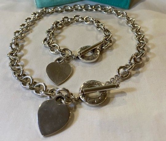 Vintage Tiffany Necklace And Bracelet