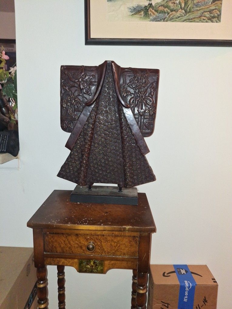 Japanese Bronze Samurai Metal Sculpture
