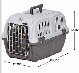 Plastic small pet dog cat puppy crate / cage