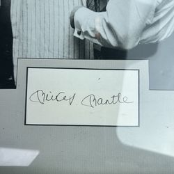 Signed Cuts Autographs Baseball Condition and Authenticity Not Verified  , Storage Find $600 for All … Mantle Gehrig Clemente Dimaggio (4) Total…