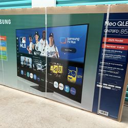 SAMSUNG 85” NEO QLED 85QN70FD BRAND NEW SEALED IN BOX! PRICE IS FIRM! DELIVERY AVAILABLE!