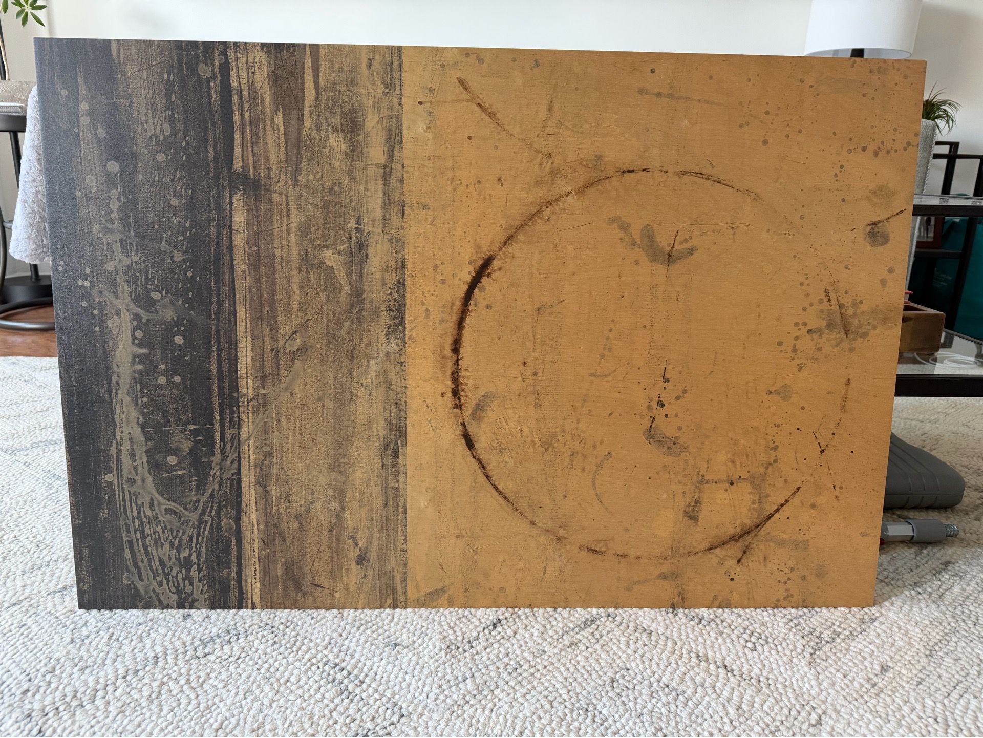 West Elm Art Piece: Birchwood Print, Neutral Dusk