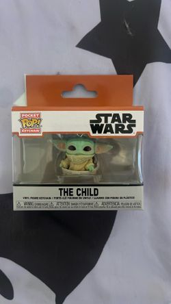 The Child with his small spaceship - STAR WARS - Mini Funko Pop