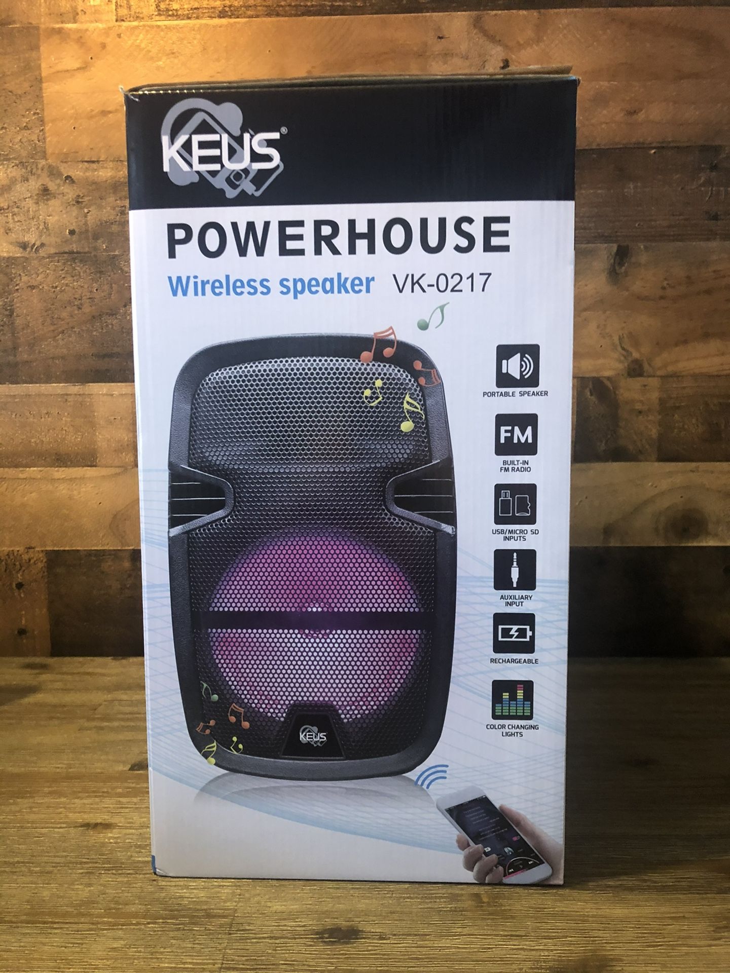 8โ Bluetooth Rechargeable Speaker Keus With LED Display Lights ๐๐ถ๐ถ