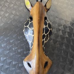 Giraffe Hand Carved.