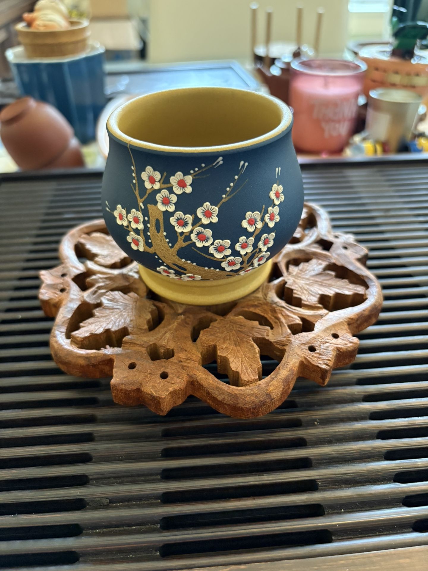 Beautiful Yixin Cherry Blossom Cup