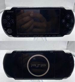 Sony PSP-3000 Piano Black Handheld Console case Battery & Charger